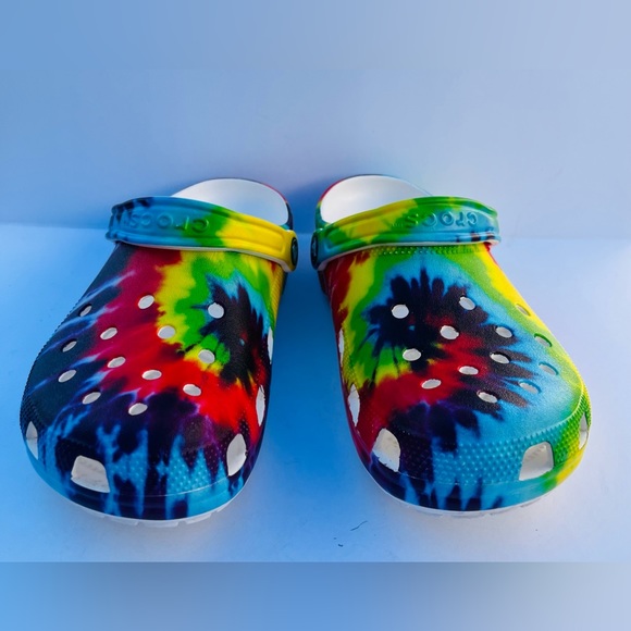 CROCS Other - Like new condition rainbow crocs
